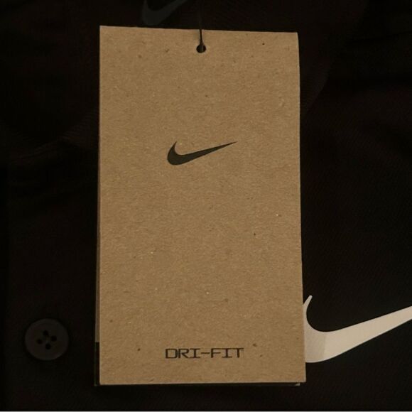 Nike Dri-Fit Victory Colorblock Mens Golf Polo Shirt Black Size Small DH0845-010 - Picture 3 of 7